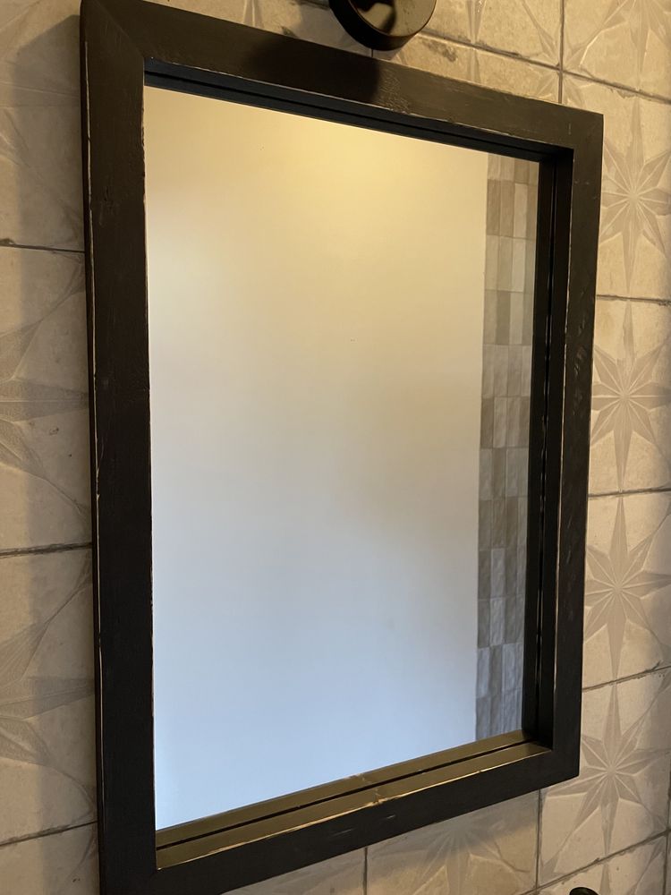 Lustro w drewnianej ramie na wymiar – czarny mat - obrazek 10