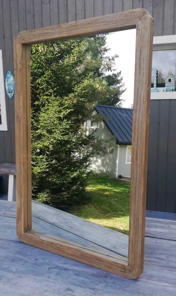 Lustro w ramie - dąb bielony