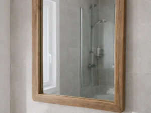 Lustro w drewnianej ramie na wymiar 70x50