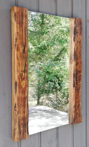 Lustro na wymiar w ramie z litego drewna