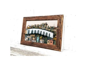 Drewniana rama obrazu - dąb przydymiony