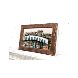 Drewniana rama obrazu - dąb przydymiony