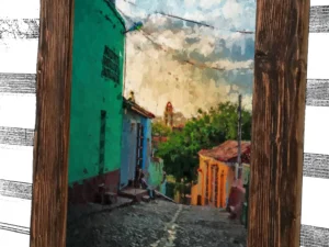 Rama obrazu dąb przydymiony