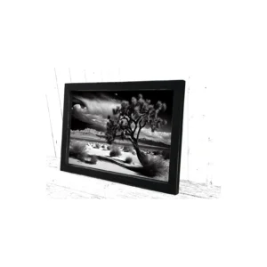 Drewniana rama obrazu - czarny mat
