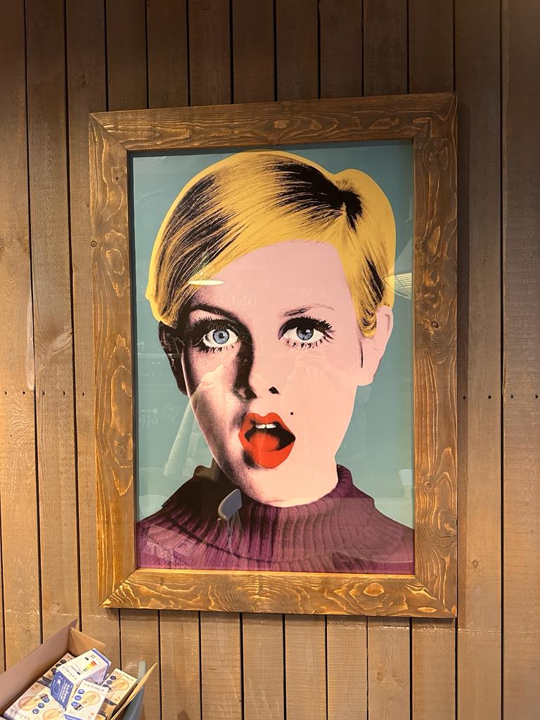 Ramka obrazu brązowe drewno - na wymiar