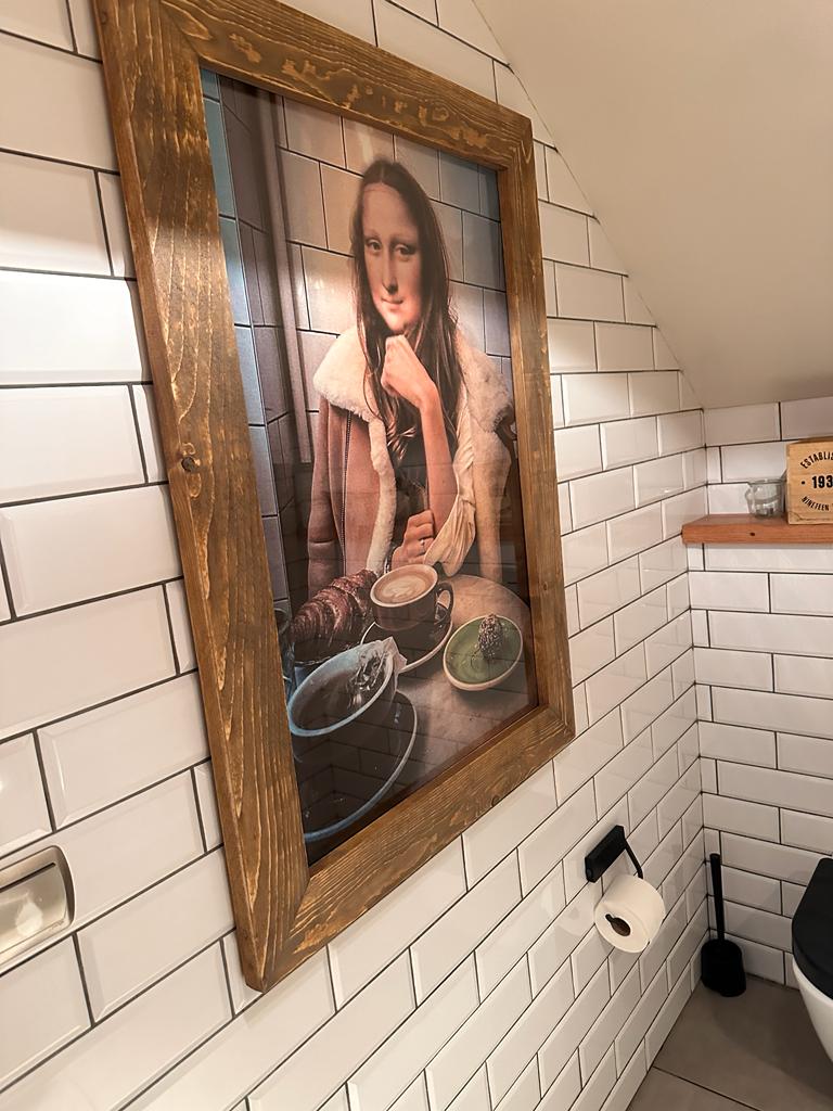 Rama drewniana na wymiar -stare drewno