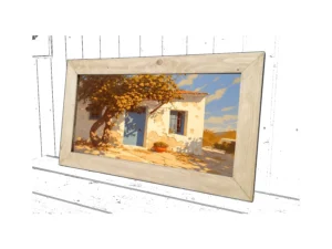 Rama obrazu woskowana - stripped pine