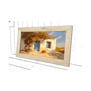 Rama obrazu woskowana - stripped pine