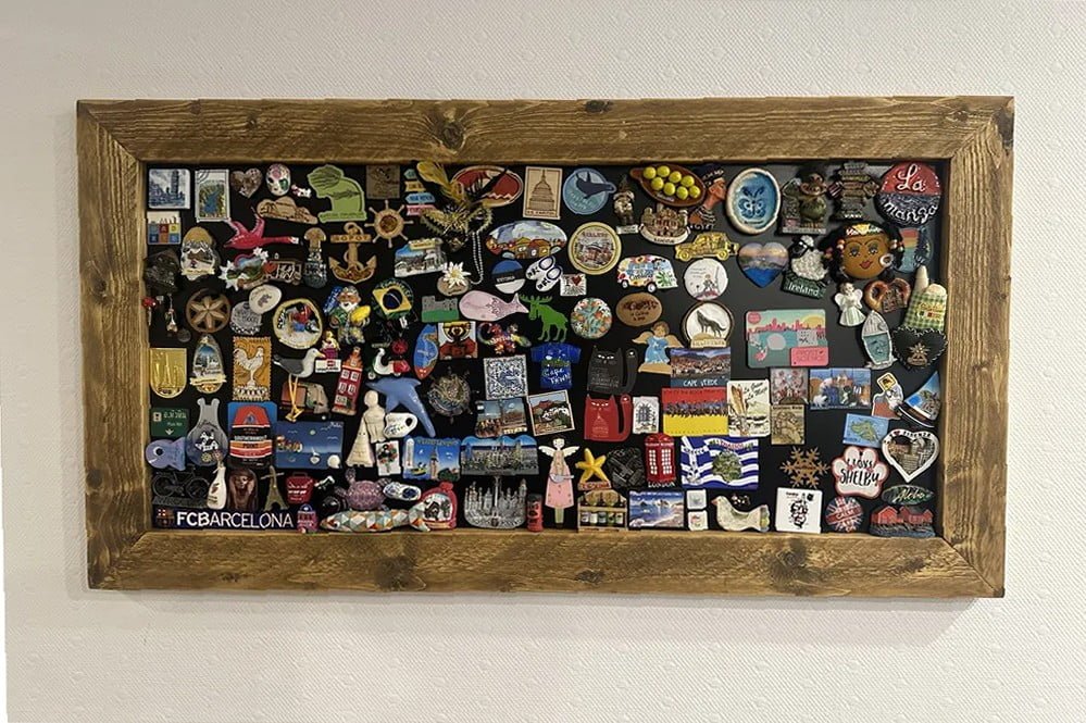 Rama drewniana na magnesy - na wymiar