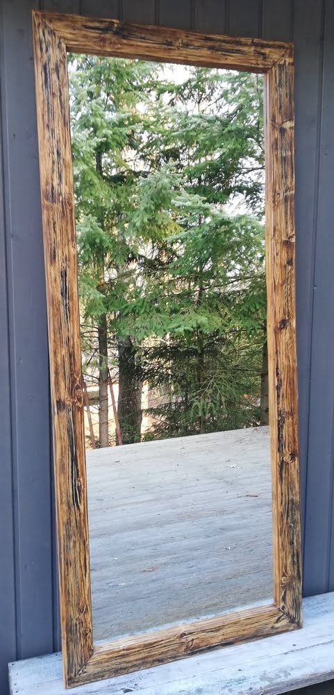 Lustro do przedpokoju w ramie na wymiar - 190 x 80