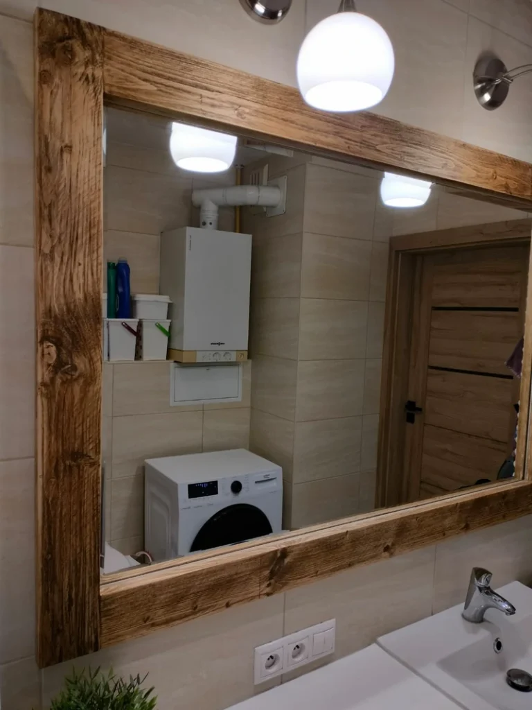 Rama drewniana - dąb średni 140 x 80