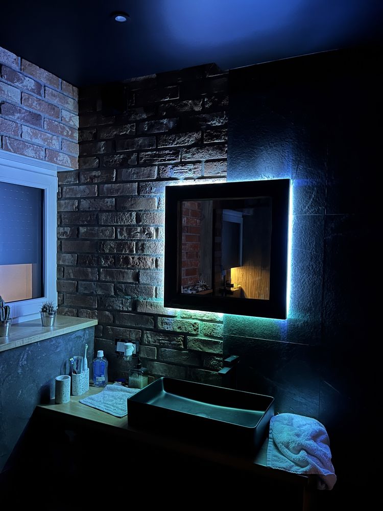 Lustro kwadratowe - LED