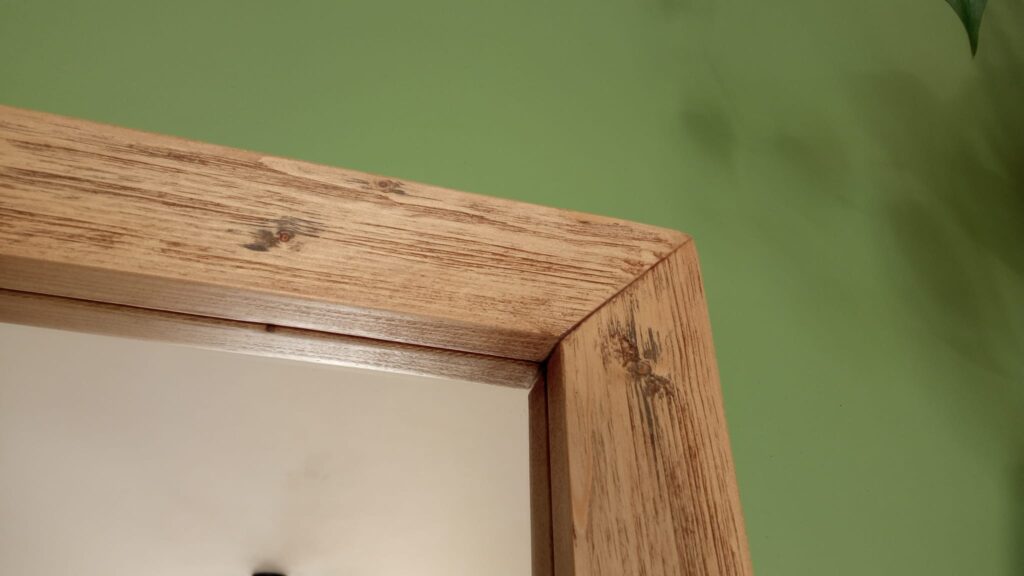 Lustro w ramie - dąb rustykalny