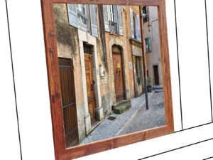 Ramka obrazu na ymiar - brązowa patyna